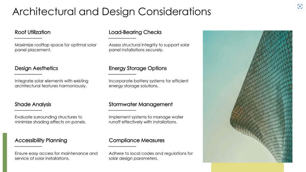 Architectural and Design Considerations